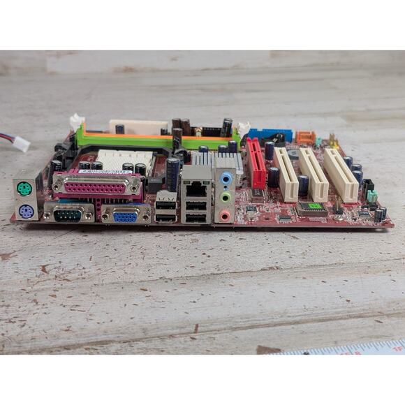MSI K9MM-V MS7312 V1.0 MicroATX Motherboard AM2 mPGA940 AGP 1.5V PCI w Cooler - Picture 6 of 10